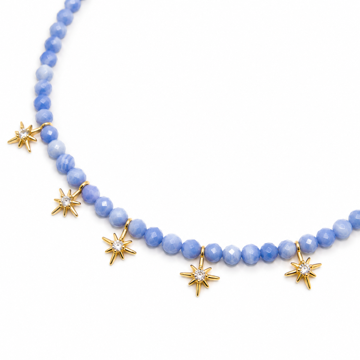 Shining gems - Blauwe lace agaat