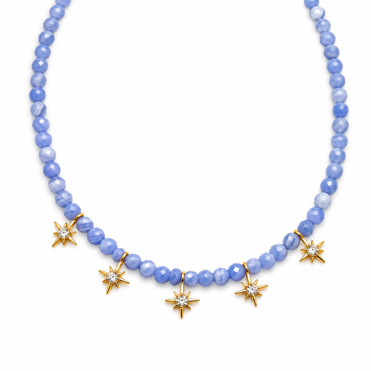 Shining gems - Blauwe lace agaat