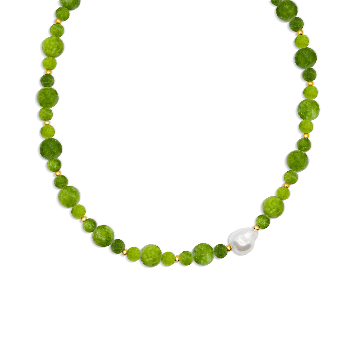 Edelsteen Ketting W25/26 - Groene Peridot