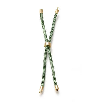 Armband - Mos groen - Goud