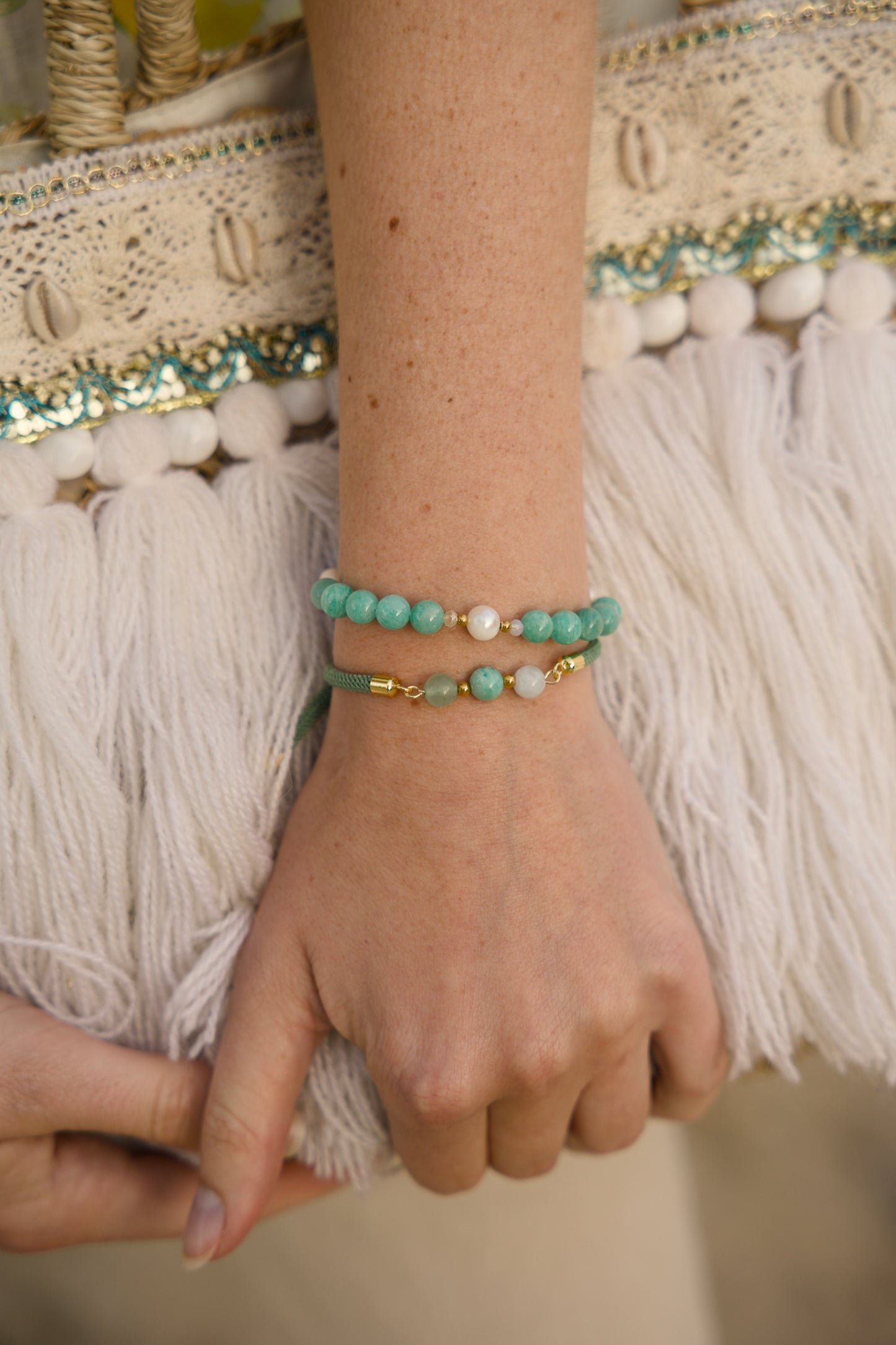 Edelsteen armbanden - Amazoniet