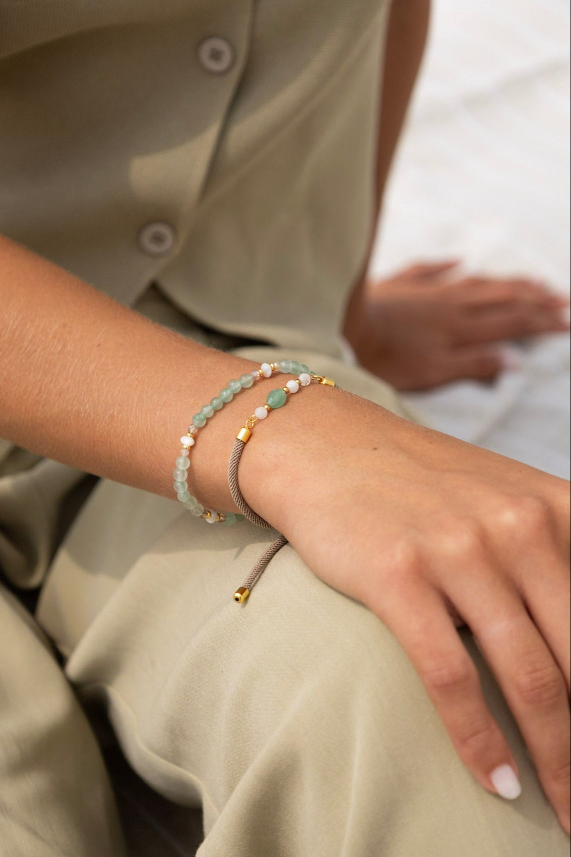 Edelsteen armband - Aventurijn