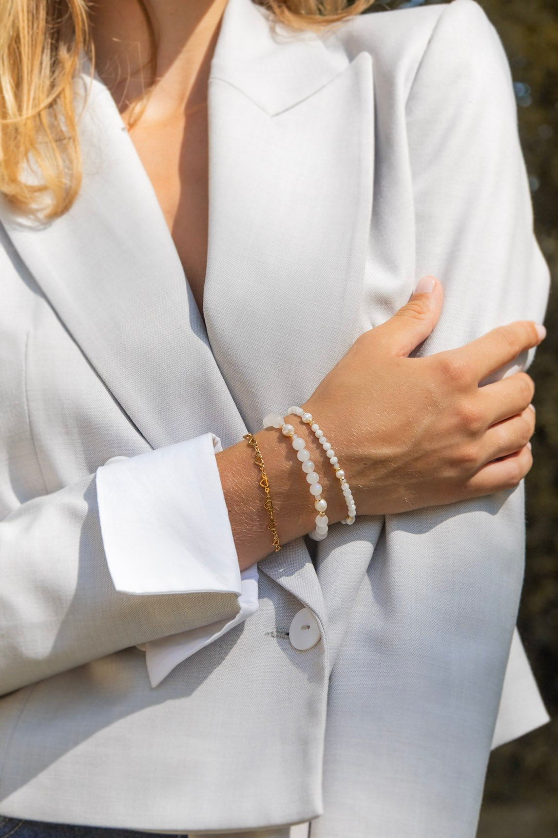 Edelsteen armbanden - Maansteen