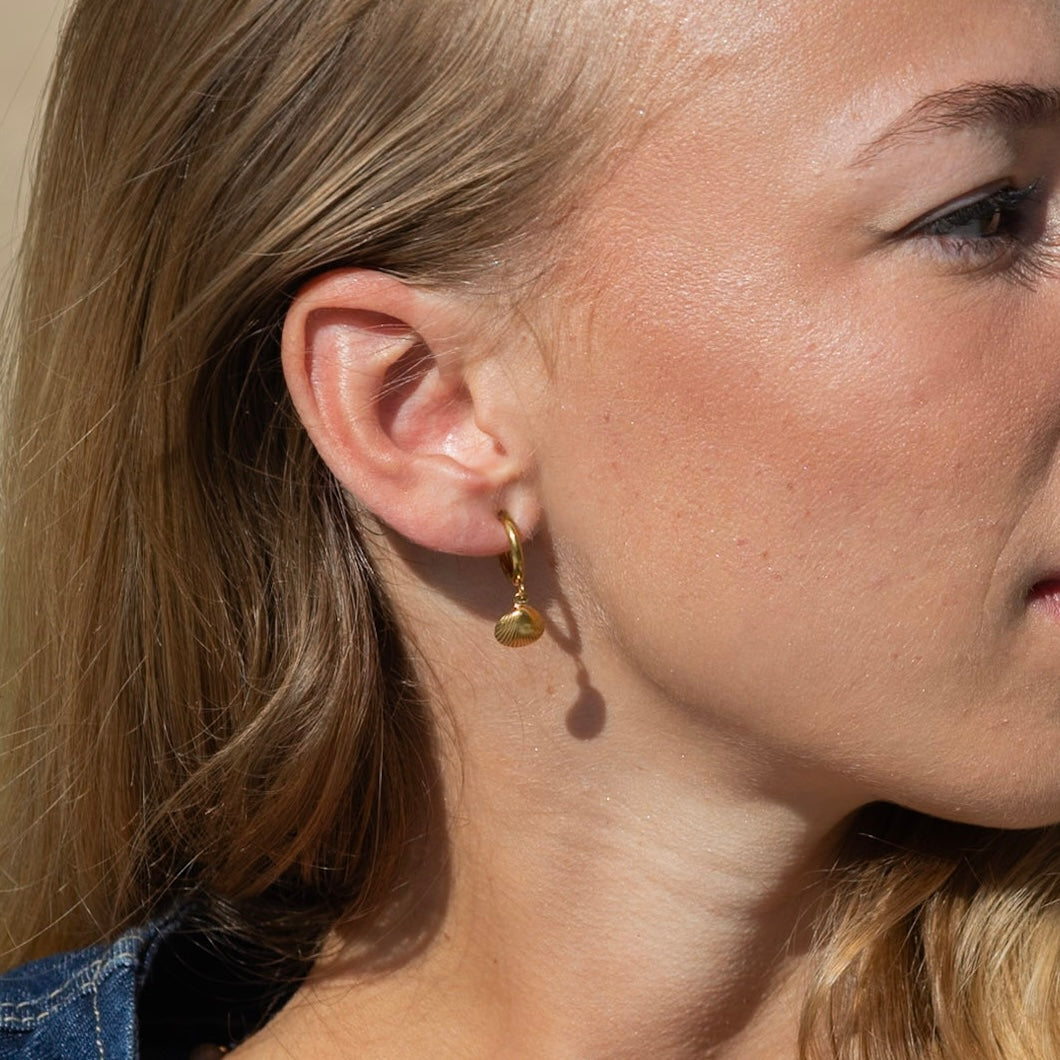 Symbolische Oorbellen – Schelp