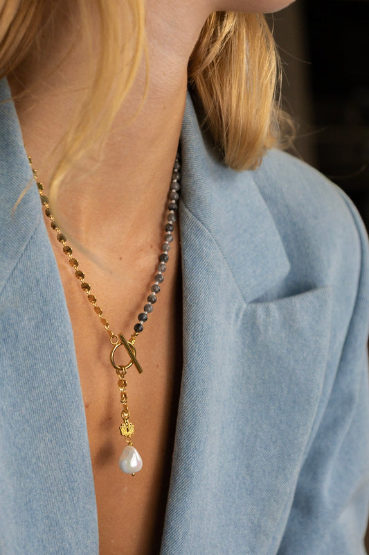 Balance in Style – 50/50 Ketting - Labradoriet