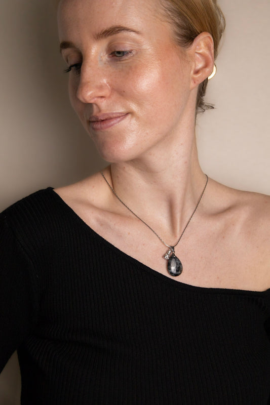 Bedelketting – Buddha & Labradoriet