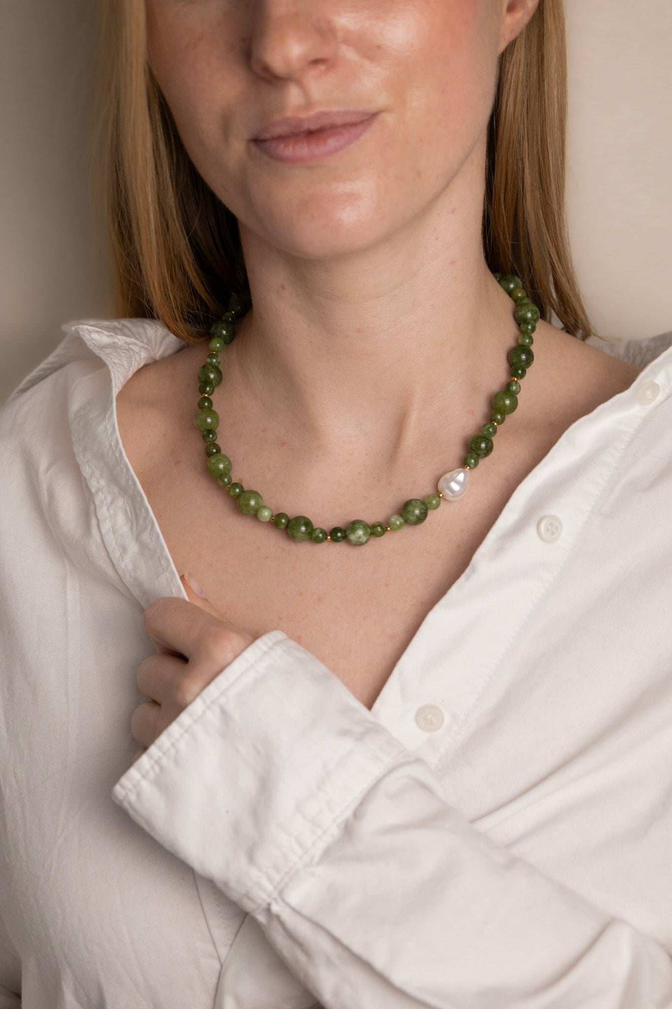 Edelsteen Ketting W25/26 - Groene Peridoot - Persoonlijke groei