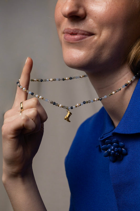 Edelsteen ketting - Kalmte & Vertrouwen