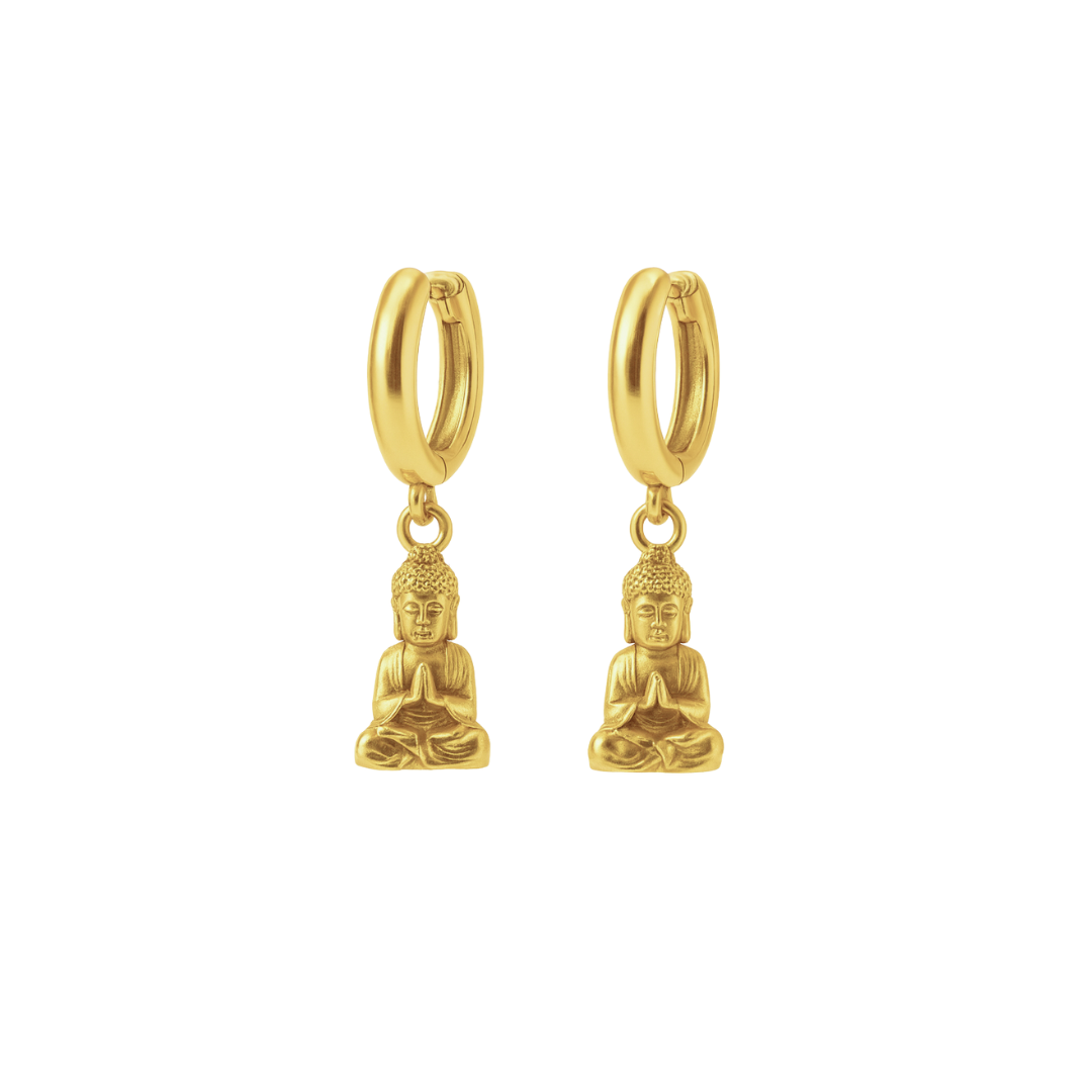 Symbolische Oorbellen – Buddha