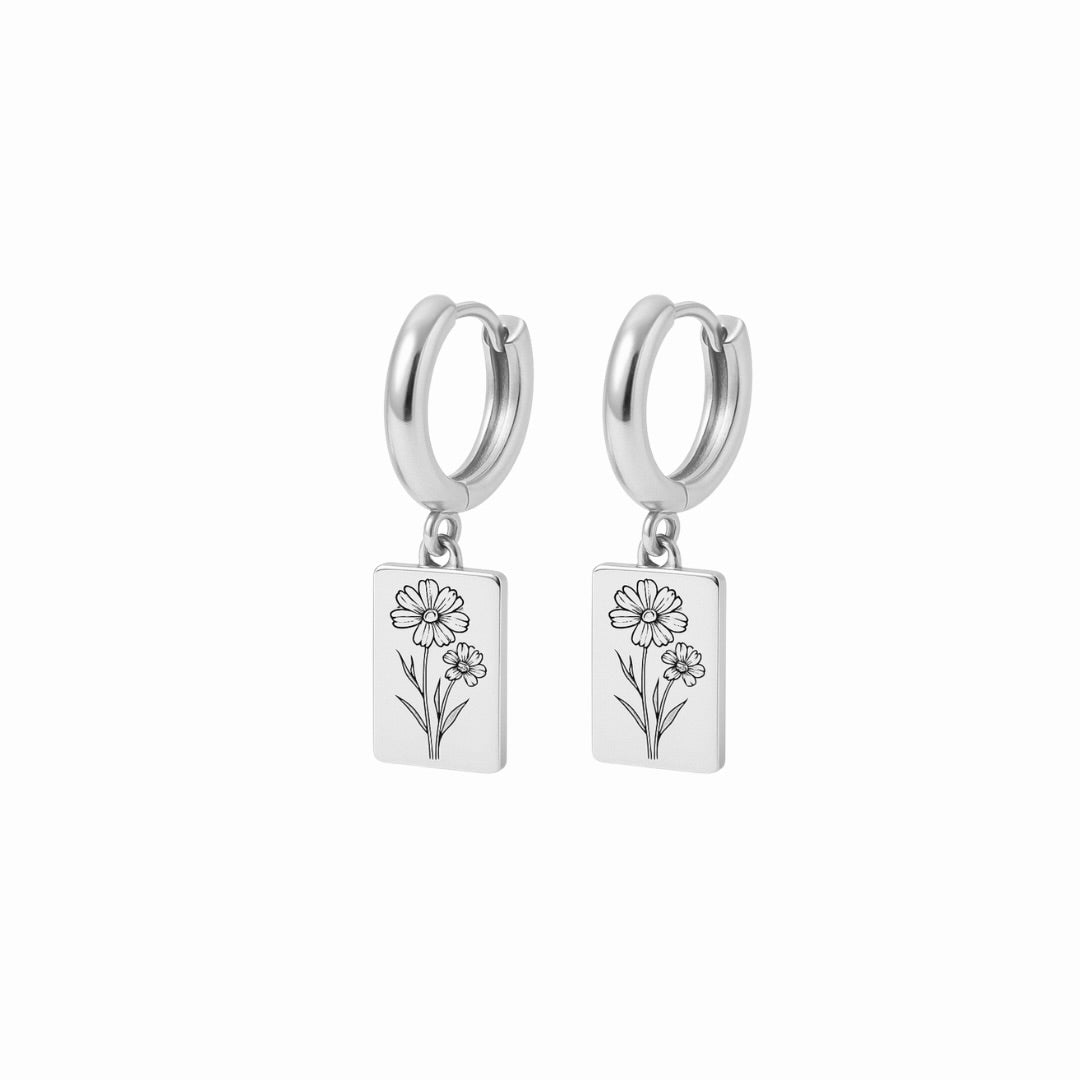 Symbolische Oorbellen – Madeliefjes