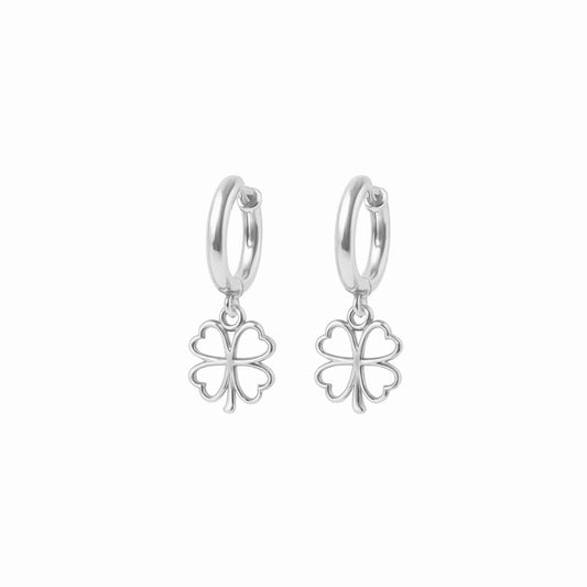 Symbolische Oorbellen – Klavertje 4