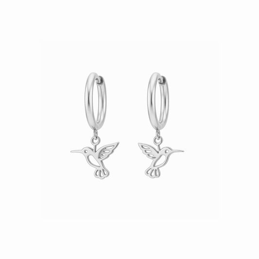 Symbolische Oorbellen – Kolibrie